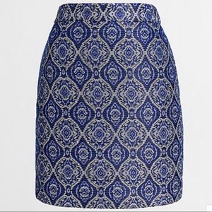 J. Crew Jacquard Mini Skirt